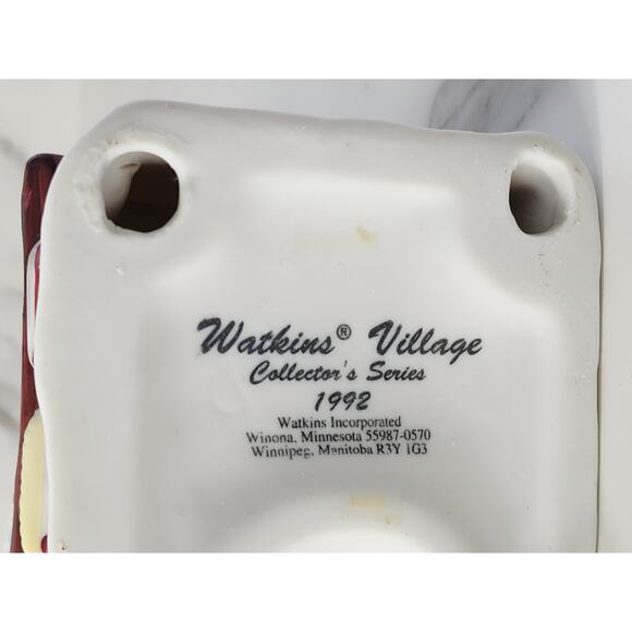 Watkins Christmas Village General Store Lighted House 5 3/4" Ceramic 1992 Vtg - Picture 13 of 15